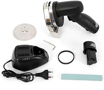 YISSALE Dönermesser elettrico, 80 W, coltello giroscopio per kebab elettrico, coltello da taglio professionale, spessore 0-8 mm, ricaricabile e senza fili