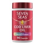 Seven Seas Cod Liver Oil Plus Multivitamins Omega-3 Fish Oil 90 Capsules