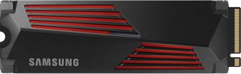 Samsung 990 PRO w/Heatsink SSD 1TB PCIe 4.0 M.2 Internal Solid State Hard Drive, Fastest Speed for Gaming, Heat Control, Direct Storage and Memory Expansion, Compatible Playstation5, MZ-V9P1T0CW