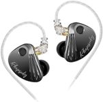 CCA Rhapsody in Ear Monitors Headphones, 2DD+4BA Hybrid Driver HiFi IEMs Earphones with 4 Tuning Switches HiFi Bass Noise Isolation Wired Earbuds in-Ears for Singer Musician Audio Engineer Audiophile