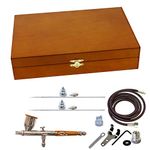 Paasche Airbrush Talon Gravity Feed Airbrush in Deluxe Wood Box Orange