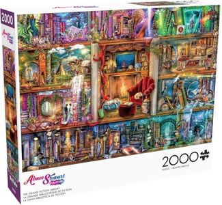 Buffalo Games - Aimee Stewart - The Grand Fiction Library - 2000 Piece Jigsaw Puzzle for Adults Challenging Puzzle Perfect for Game Nights - Finished Size is 38.50 x 26.50