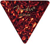 Fender Classic Celluloid Guitar Picks 355 Shape, Tortoise Shell, Medium, 12-Pack