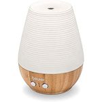 Beurer LA 40 Aroma Diffuser and Essential Oils with Colour Changing for rooms up to 20 m2 with Wooden Base Design