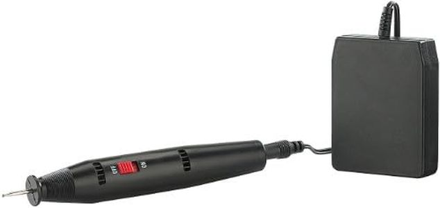 AGT Gravurset: Batteriebetriebener Gravurstift 6V mit Diamantspitze (Gravierstift, Elektrischer Gravierstift, Geschenkideen)