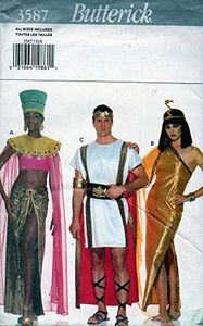 BUTTERICK Pattern 3587 Costume Ancient Egypt/Roman Adult Sizes by