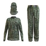 HECS Hunting HECStyle Stealth Screen Lightweight- 3-Piece Camo Suit - Deer & Big Game Hunting Suits for Men and Women - Green - X-Large