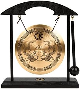 Zen Art Brass Feng Shui Desktop Gong by Asian Home