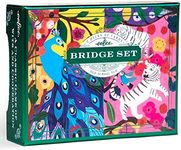 eeBoo: Piece and Love Monika's Peacock Bridge Playing Card Set (2 Decks), 54 Playing Cards in Each Deck, Old School Fun, for Ages 14 and up