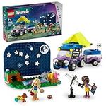 LEGO Friends Stargazing Camping Vehicle Adventure Toy, Science Toy with 2 Mini-Dolls, Camping Trailer, Telescope Toy, and a Dog Figure, Easter Gift for Kids, Girls and Boys Ages 7 and Up, 42603