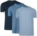 True Classic 3 Pack, Navy/Indigo/Heather Indigo, Men's Short Sleeve Crew Neck T-Shirt, X-Large