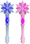 Light Up Frozen Snowflake Wand with