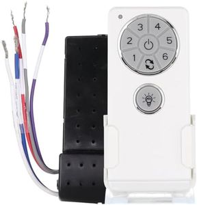 Anderic Replacement Kit DC8-96SG8 Ceiling Fan Reciever and DC1 Ceiling Fan Remote Control - KIT - Replaces ONLY DC8-96SG8 Receiver for Multiple Fans - Compatible for Monte Carlo and Others