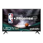 Hisense 32A4H - 32 inch Smart 1080P Full HD Android TV with DTS Virtual X, Game & Sports Modes, Chromecast Built-in, Alexa Compatibility