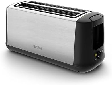 Tefal Subito, Doppelschlitz-Toaster mit langen Schlitzen, 1-Schlitz-Heizfunktion, extra lange Schlitze, extra-hoher Brotheber, TL342DE0