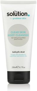 The Solution Salicylic Acid Clear Skin Body Cleanser (200ml). Back Acne Treatment with Tea Tree, Daily Blemish Control Cleanser for Body, Pore minimiser, Vegan & Cruelty Free Salicylic Acid Shower Gel