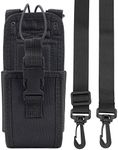 Black Rugged Nylon Radio Case Tacti