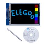 ELEGOO UNO R3 2.8 Inches TFT Touch Screen with SD Card Socket w/All Technical Data in CD for Arduino UNO R3