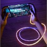 VicRole Rotatable RGB LED Cable RGB LED Cable for Samsung Galaxy, USB A to Type C Light Up Phone Charging Cable, Fast Charging Charging Data Cord for Note and More