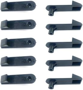 Dgdhf Replacement Hood Latch Clip Set M111803 Fits John Deere GT262 GT242 LX172 LX178 LX188 Lawn Mower (Set of 10)