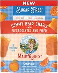 MaryRuth Organics Sugar Free Gummy Bears Snacks | Delicious Gummy Candy Made with Organic Ingredients | Orange | Vegan | Gluten Free | Non-GMO | Family Size | 240g