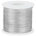 Belle Vous 30m Silver Aluminium Craft Wire - 2mm Flexible & Bendy Metal Craft Rolls - For DIY Sculptures, Skeleton Modelling, Jewellery, Beading, Wreath Making & Bonsai Trees