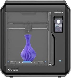 Flashforge Adventurer 4 3D Printer,FDM 3D Printer Auto Leveling,Flexible Heating Plates,High Temperature Detachable Nozzle,Remote Monitoring, HEPA13 Air Filter,Touch Screen,Build Volume 200x200x250mm