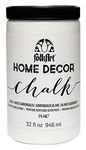 FolkArt Home Decor Chalk Furniture & Craft Paint in Assorted Colors, 32 oz, 34878 White Adirondack