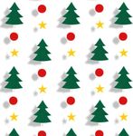 Incrizma 39Ft Christmas Felt Hanging Streamer Felt Green Tree Yellow Star Red Dot Hanging Ornament for Xmas Home Window Doorway Backdrop Tree Garland Decor (Christmas Hanging Ornament)