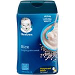 Gerber Baby Cereal DHA and Probiotic Rice, 8 Oz