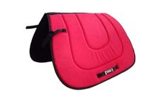 Universal Horse saddle pad with 20 mm high density foam and fleece lining multi colour (RED HORSE SADDLE PAD)