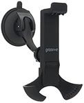 groov e Large Window Mount - Universal Phone Holder & Car Cradle for Mobile Devices - Windscreen Mounting Secure Suction Cup, Rubber Phone Grip, Adjustable Arm - 4.7-6.7 Inch Device Support - Black