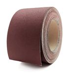 600 Grit Sandpaper Roll, 3 Inch x 49 Feet Emery Cloth Roll Aluminum Oxide Abrasive Paper Roll Continuous Sandpaper for Metalworking, Woodworker, Furniture Repair, Sanding Automotive Plumbing