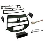 Double DIN Dash Kit for 2008-2012 Honda Accord with Antenna Adapter & Harness… (Dark Metallic) | Compatible with All Trim Levels