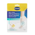 Dr. Scholl's Rough, Dry Skin Ultra Exfoliating Foot Peeling Mask, Moisturizing Socks Gently Peels and Softens, with Urea, Dry Skin Callus Remover for Feet - 1 Pair