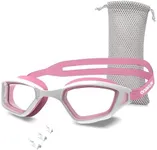 OOPFUN Adult Swim Goggles No Leakage Anti Fog Anti UV Swimming Goggles for Men Women Clear Vision