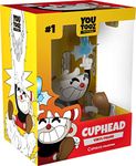 YouTooz Cuphead Vinyl Figure, 4.5" Cuphead Action Figure, Cuphead and Mugman Toys Cuphead Collection Based on Cuphead Games