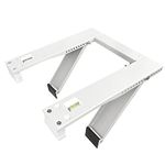 Qualward Air Conditioner Bracket Window AC Support Brackets - Heavy Duty with 2 Arms, Up to 180 lbs for 12000 to 24000 BTU AC Units