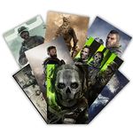 GTOTd Call of Duty Wall Poster 8-Pack 11.5" x 16.5",Game Merch Party Unframed Version HD Printing Poster for Living Room Bedroom Club Wall Art Decor