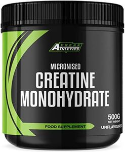 Creatine Monohydrate Powder 500g - 142 Servings of Premium Grade Creatine Monohydrate - UK Made - Unflavoured Creatine Powder Scoop Included