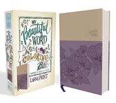 NIV, Beautiful Word Coloring Bible, Large Print, Cloth over Board, Navy