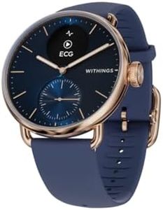 Withings ScanWatch 2 – Gesundheits-Smartwatch für Damen und Herren, EKG, SpO2, Temperatur, Schlaf-Tracker, Atemgesundheit, wasserdicht, Akku 35 Tage, Android und iOS, 38mm, Blau