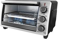 Black And Decker To1950sbd 6-slice Toaster Oven, Black