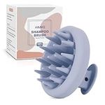 AIMIKE Scalp Massager Shampoo Brush, Soft Silicone Hair Scrubber for Washing Hair, Dandruff Removal & Scalp Brush Hair Growth Stimulator, Scalp Scrubber/Exfoliator Brush On Dry & Wet Scalp - Blue