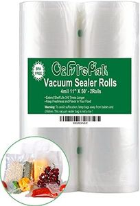 O2frepak 4Mil 2Pack 28x1500cm Rolls Vacuum Sealer Bags with BPA Free and Puncture Prevention,Vacuum Seal Freezer Bags,Great for Sous Vide Vaccume Sealer PreCut Bags