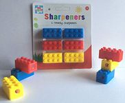 Anker Kids Create, Arts & Crafts, 6 Novelty Sharpeners (Bricks), Assorted, 29.7x21x2 cm, BRIS