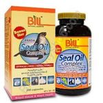 Bill Beauty Seal Oil Complex Omega-3 ( with Ginkgo Biloba, Vitamin E, CoQ10, Garlic), 300 softgels