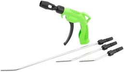 OEMTOOLS 24439 5-Piece Air Blow Gun | Air Blow Gun Has Many Automotive Uses, Clear Debris, Dry Work Surfaces, and Much More | 4 Removable Nozzles | Easily Connects to Any Compressor Hose | Green