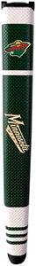 Team Golf NHL Minnesota Wild Golf Putter Grip Golf Putter Grip with Removable Gel Top Ball Marker, Durable Wide Grip & Easy to Control