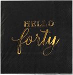 Andaz Press Black with Gold Scripte